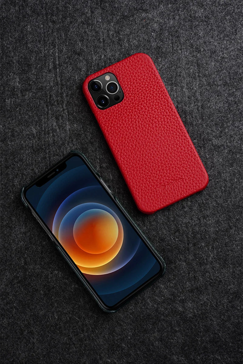 Premium Leather Case for iPhone Luxury Back Cover