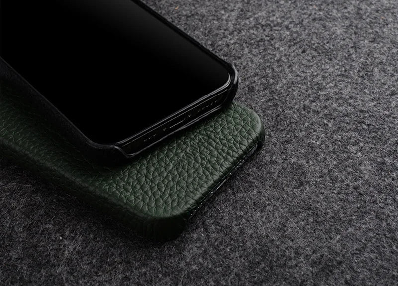 Premium Leather Case for iPhone Luxury Back Cover