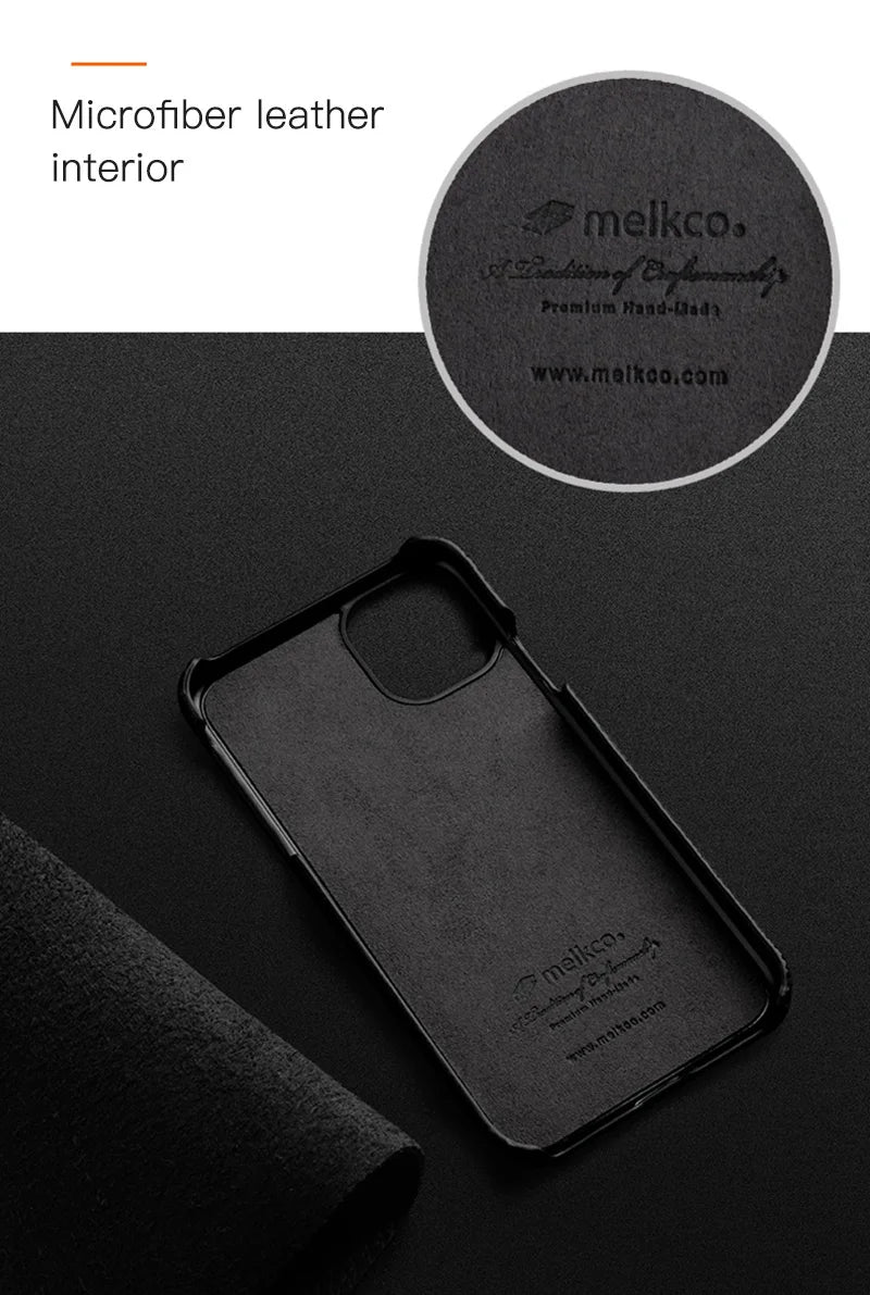 Premium Leather Case for iPhone Luxury Back Cover