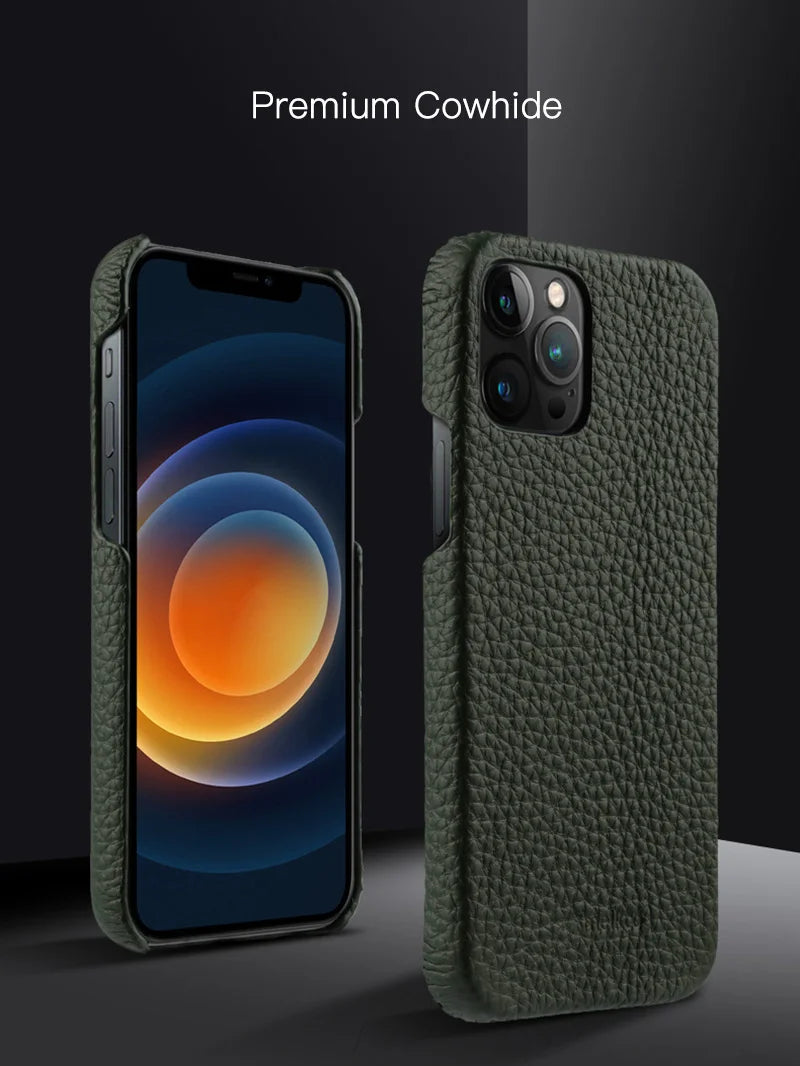 Premium Leather Case for iPhone Luxury Back Cover