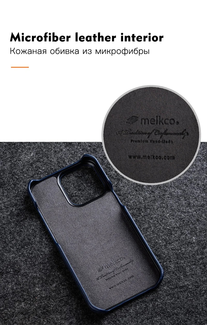 Premium Leather Case for iPhone Luxury Back Cover