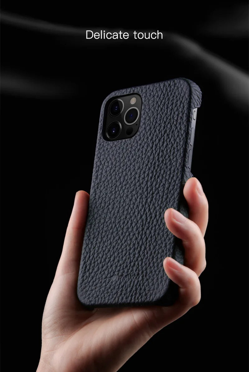 Premium Leather Case for iPhone Luxury Back Cover