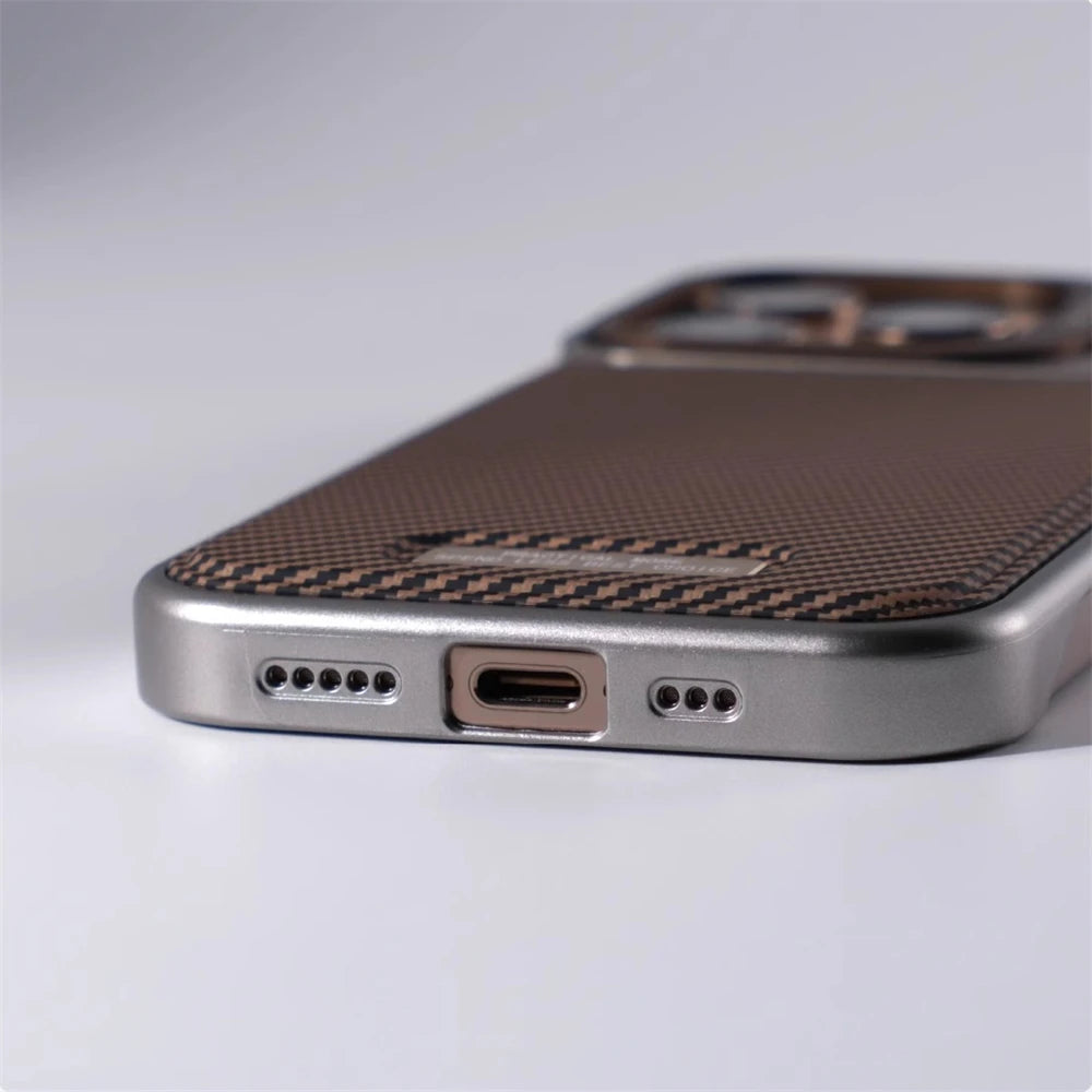 Luxury Frameless Carbon Fiber Case for iPhone