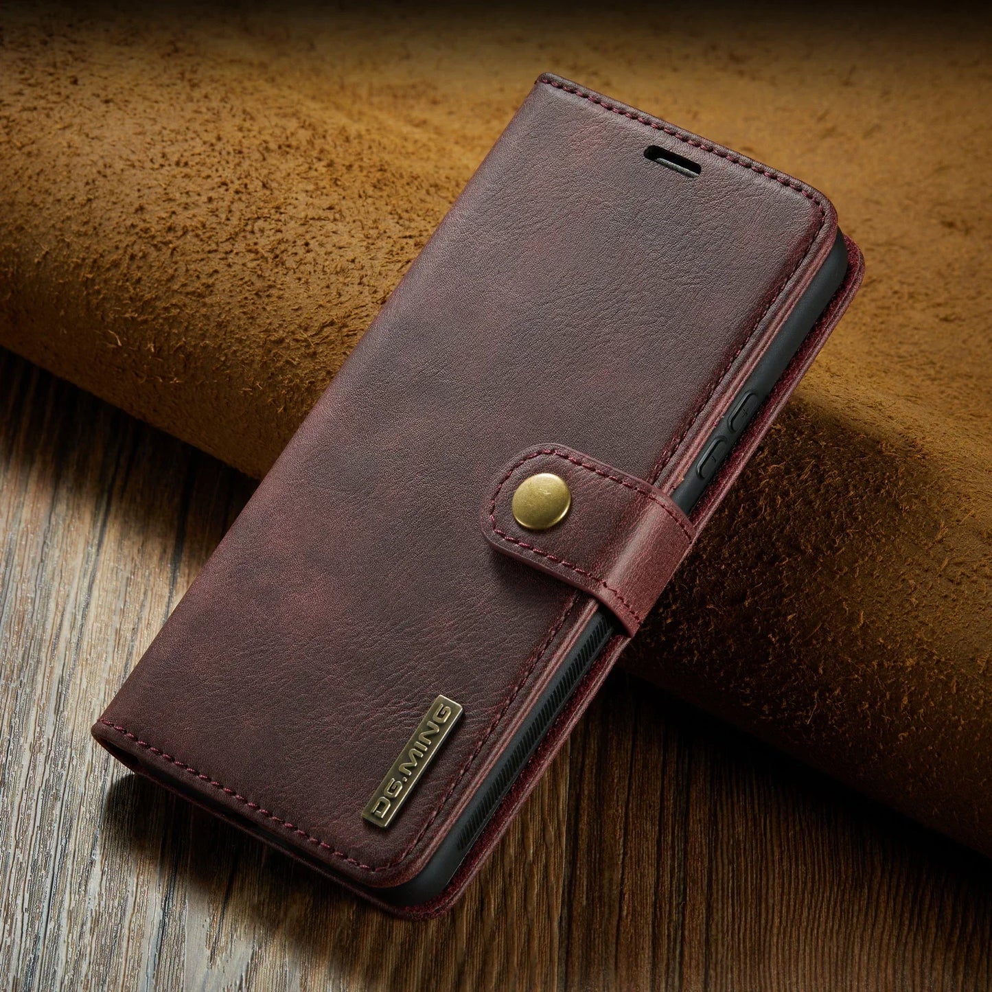 Detachable Magnetic Leather Wallet Case for Samsung Galaxy