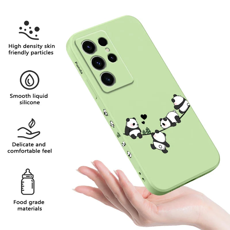 Cute Baby Panda Phone Case for Samsung Galaxy