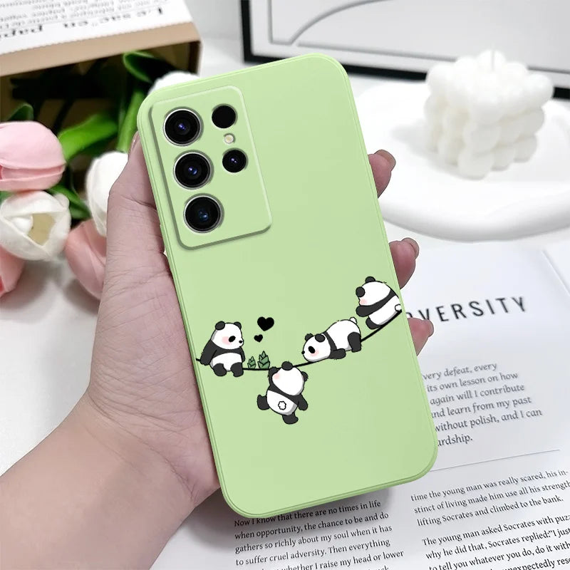 Cute Baby Panda Phone Case for Samsung Galaxy