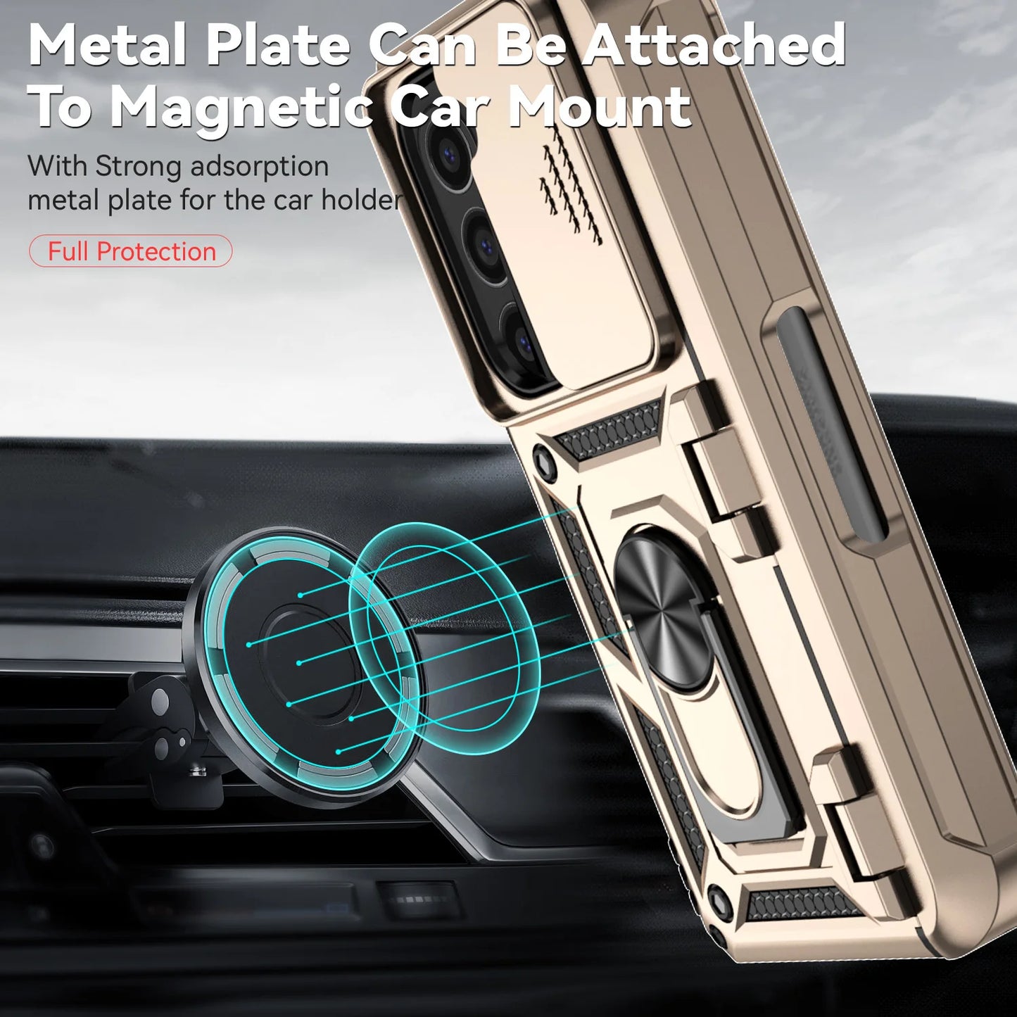 Slide Camera Cover Case for Samsung Z Fold - CaseifyTrend