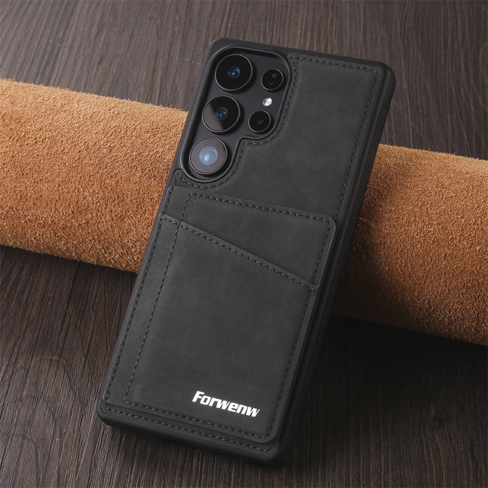 Luxury Leather Phone Case Cover for Samsung Galaxy Series