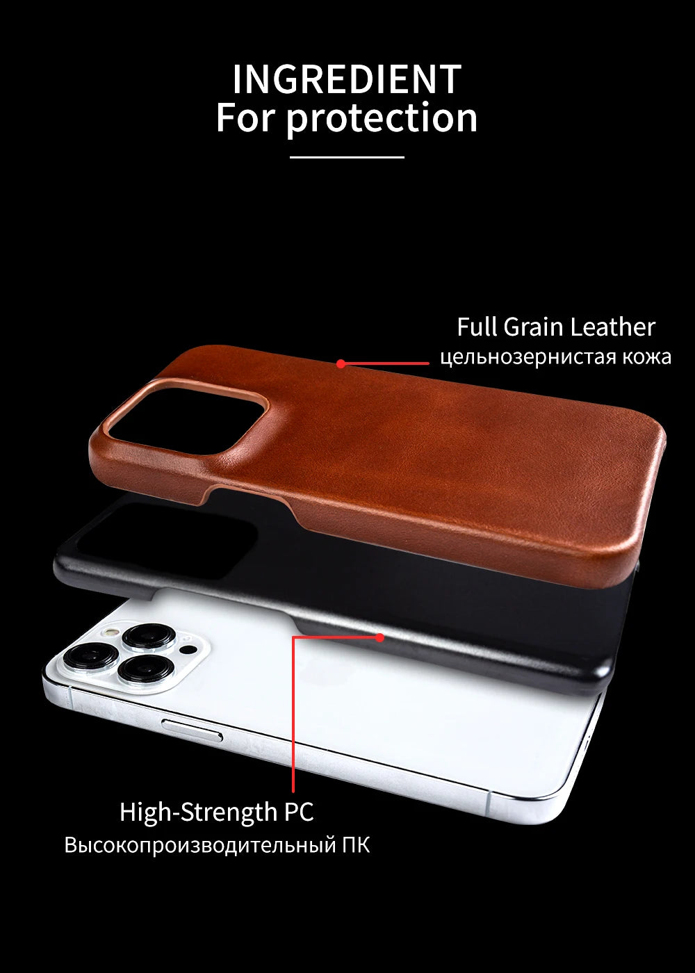 Luxury Leather iPhone Case with Luggage Tag Vintage Style