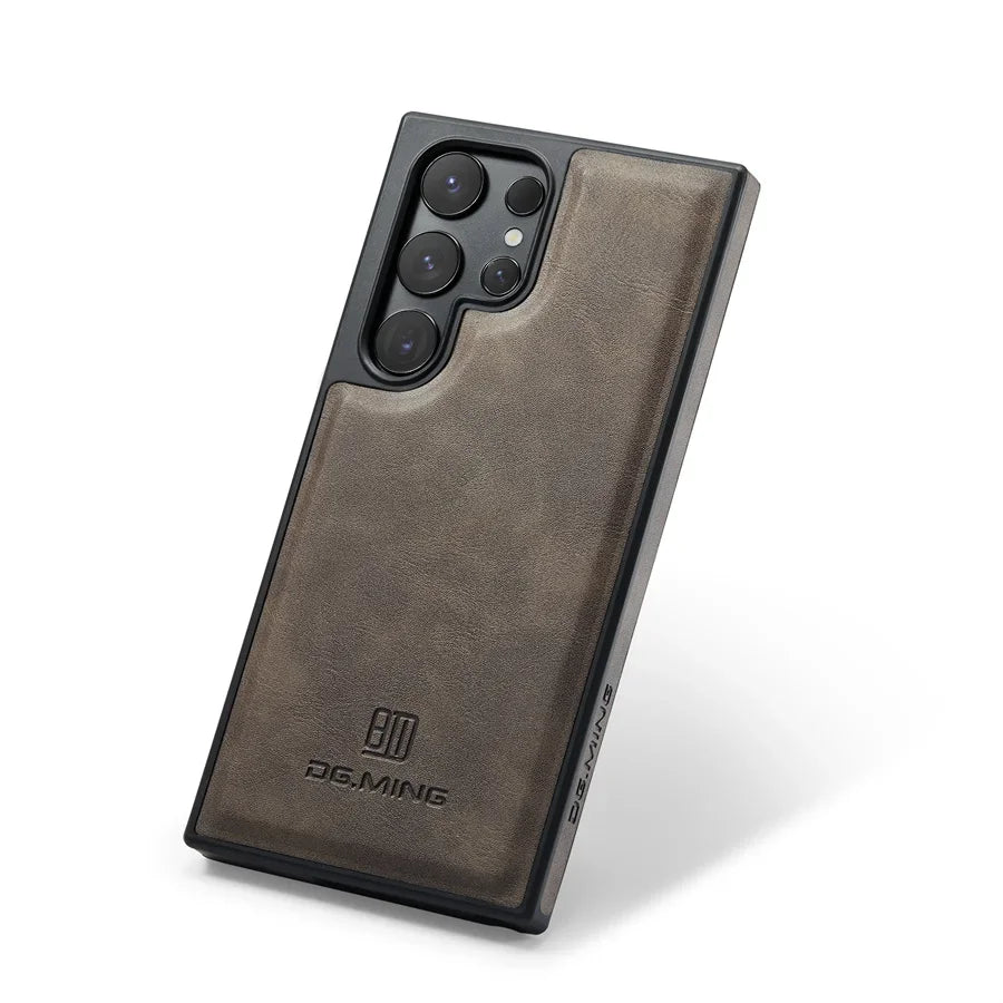 Strong Magnetic Leather Case for Samsung Galaxy