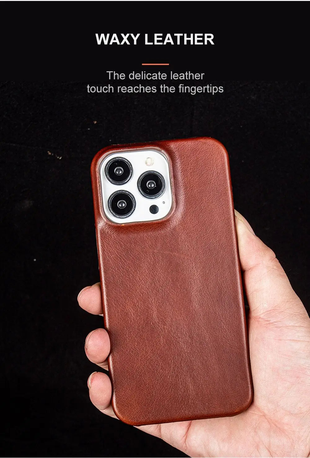 Luxury Leather Case for iPhone