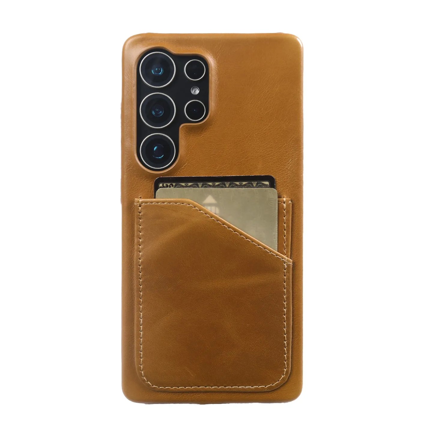 Premium Leather Card Slot Case for Samsung Galaxy
