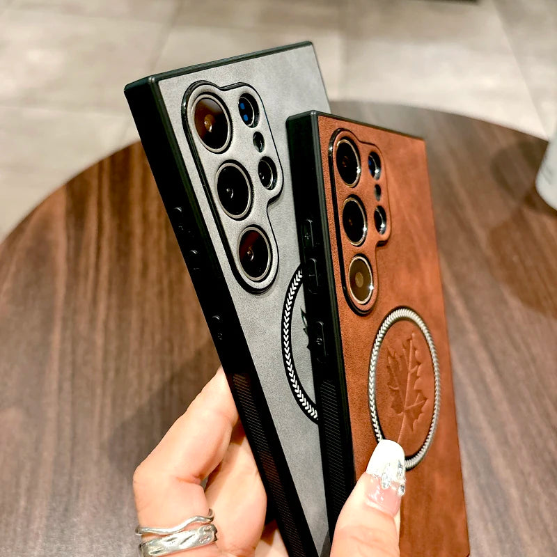 Retro Leather Case for Samsung Galaxy