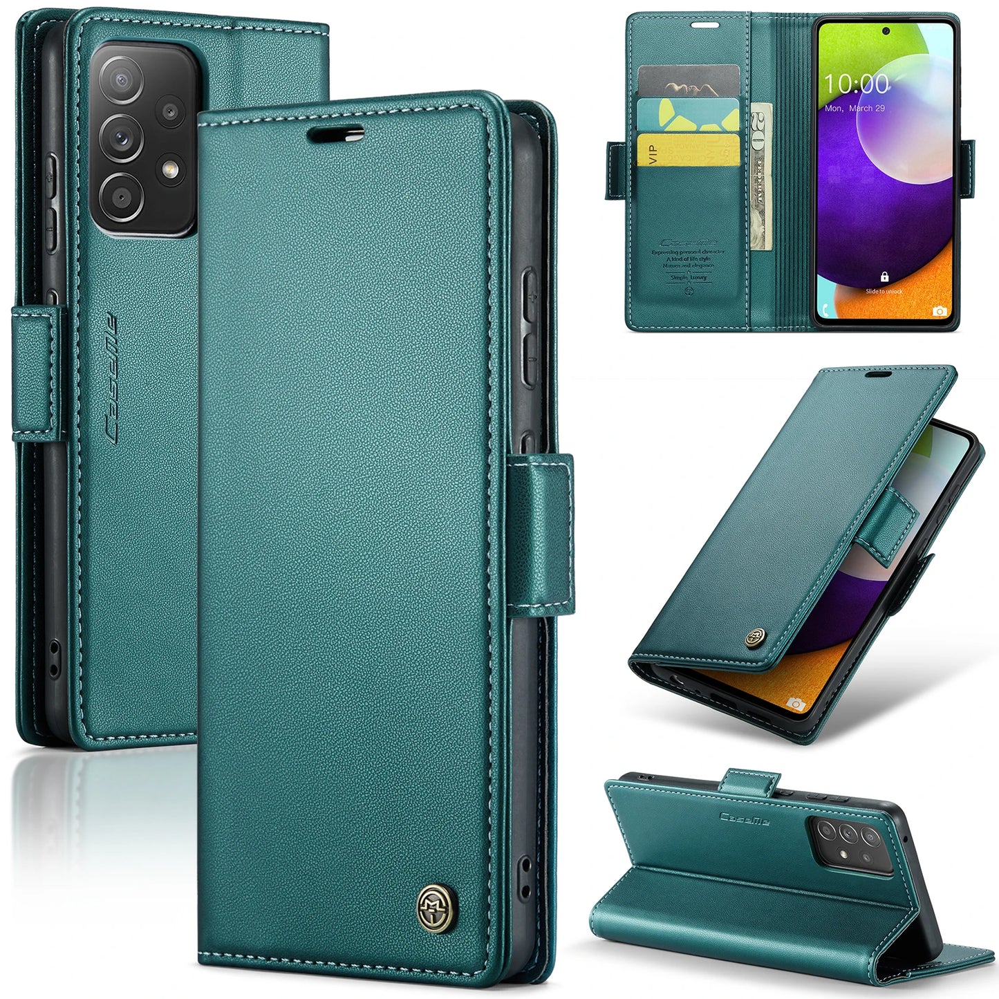 Luxury Leather Wallet Flip Case for Samsung Galaxy Series