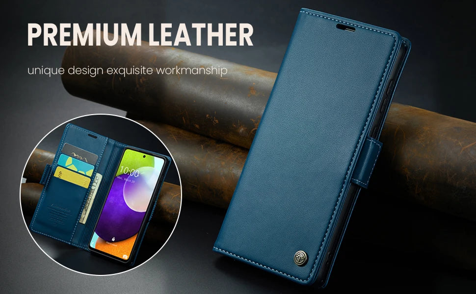 Luxury Leather Wallet Flip Case for Samsung Galaxy Series
