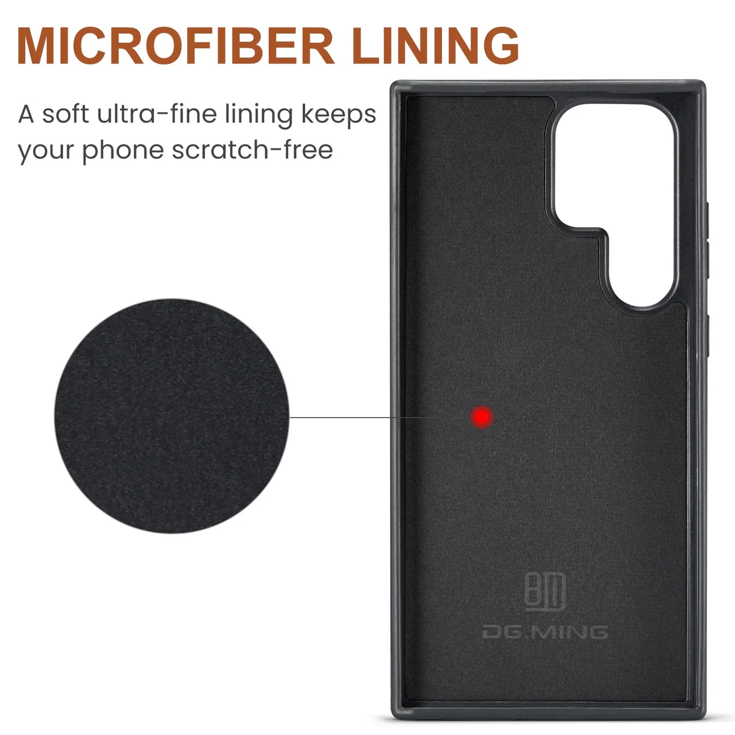 Strong Magnetic Leather Case for Samsung Galaxy
