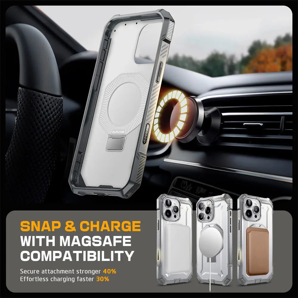 Rugged MagSafe iPhone Case with Camera Capture Button