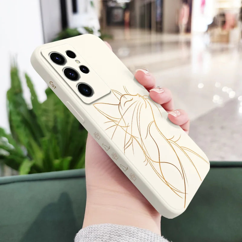 Proud Cat Design Phone Case for Samsung Galaxy Series