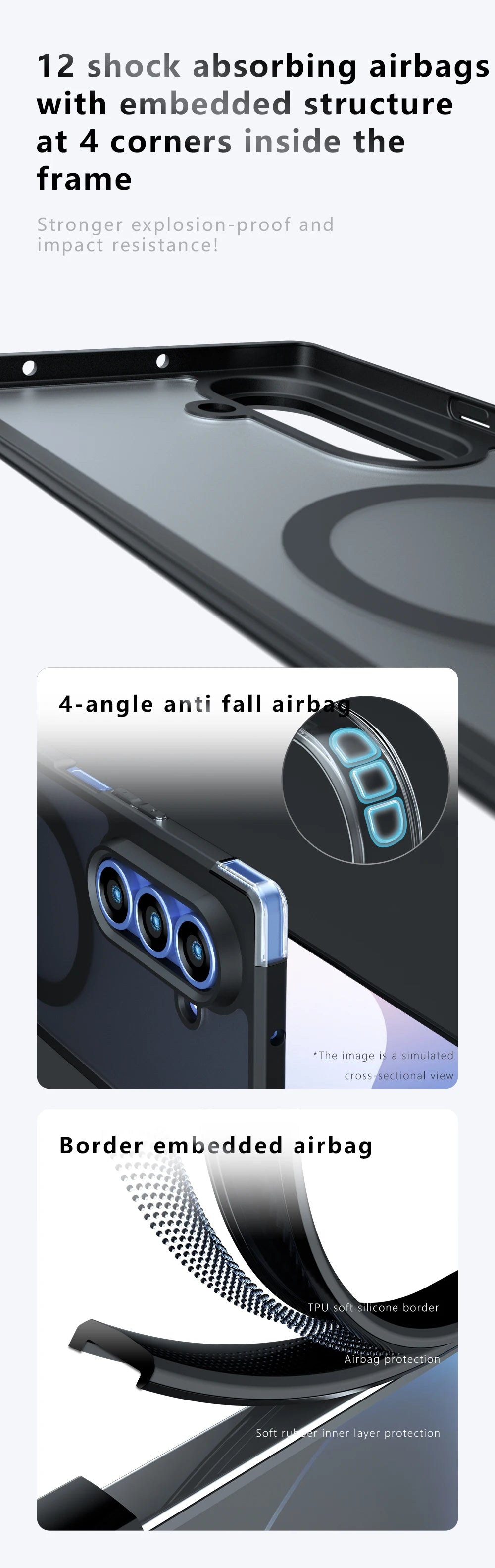 MagSafe Magnetic Wireless Charging Case for Samsung Z Fold