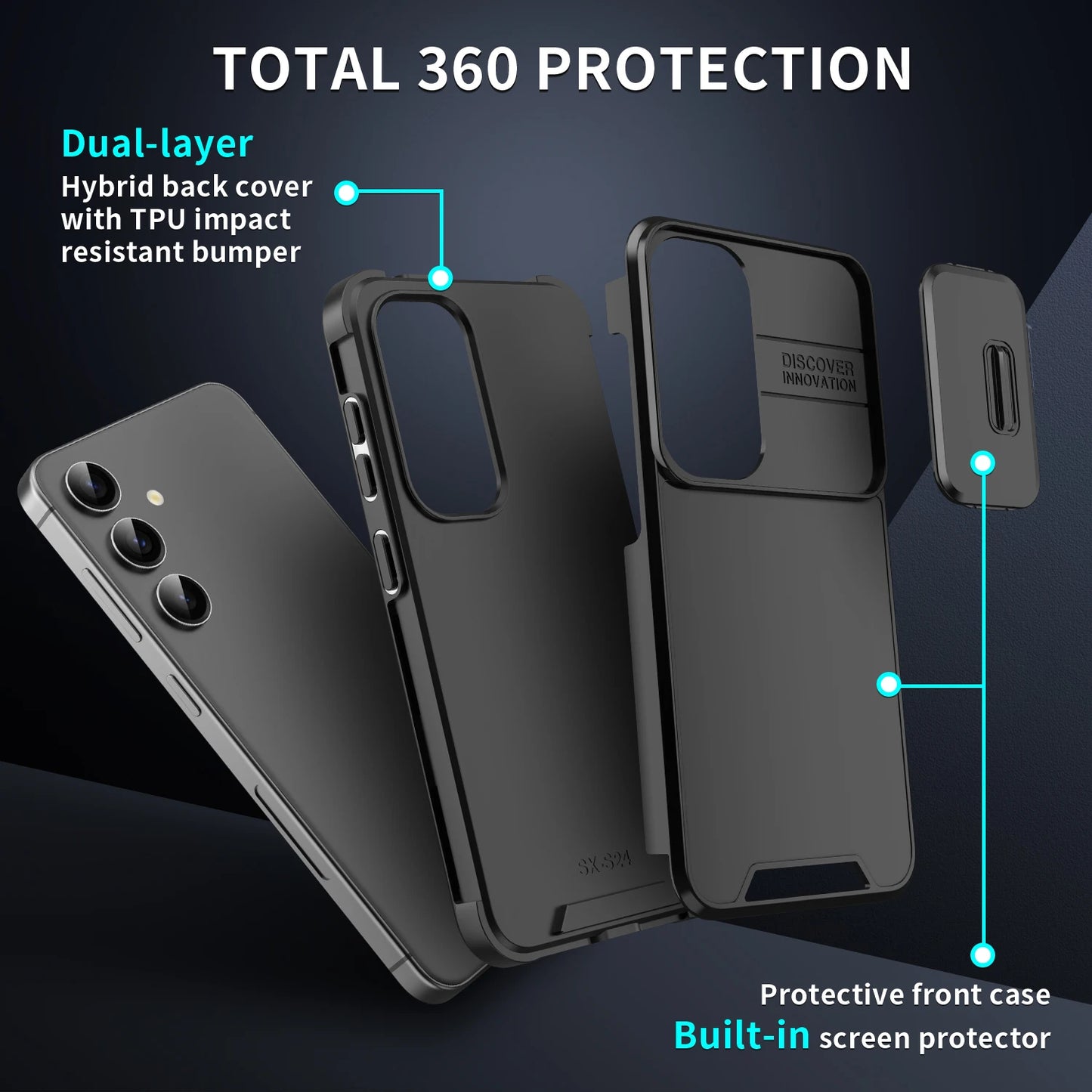 Slide Camera Cover Case for Samsung Galaxy - CaseifyTrend