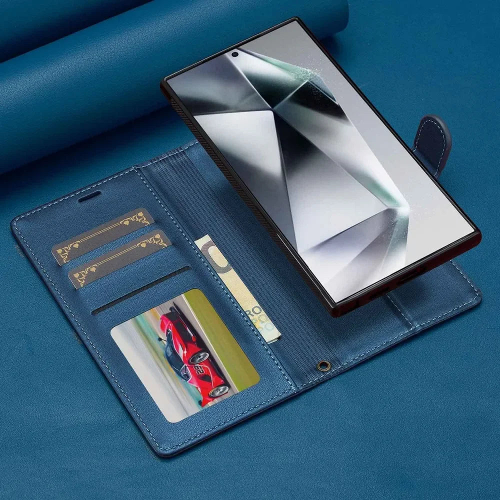 Detachable Wallet Phone Case with Card Holder for Samsung