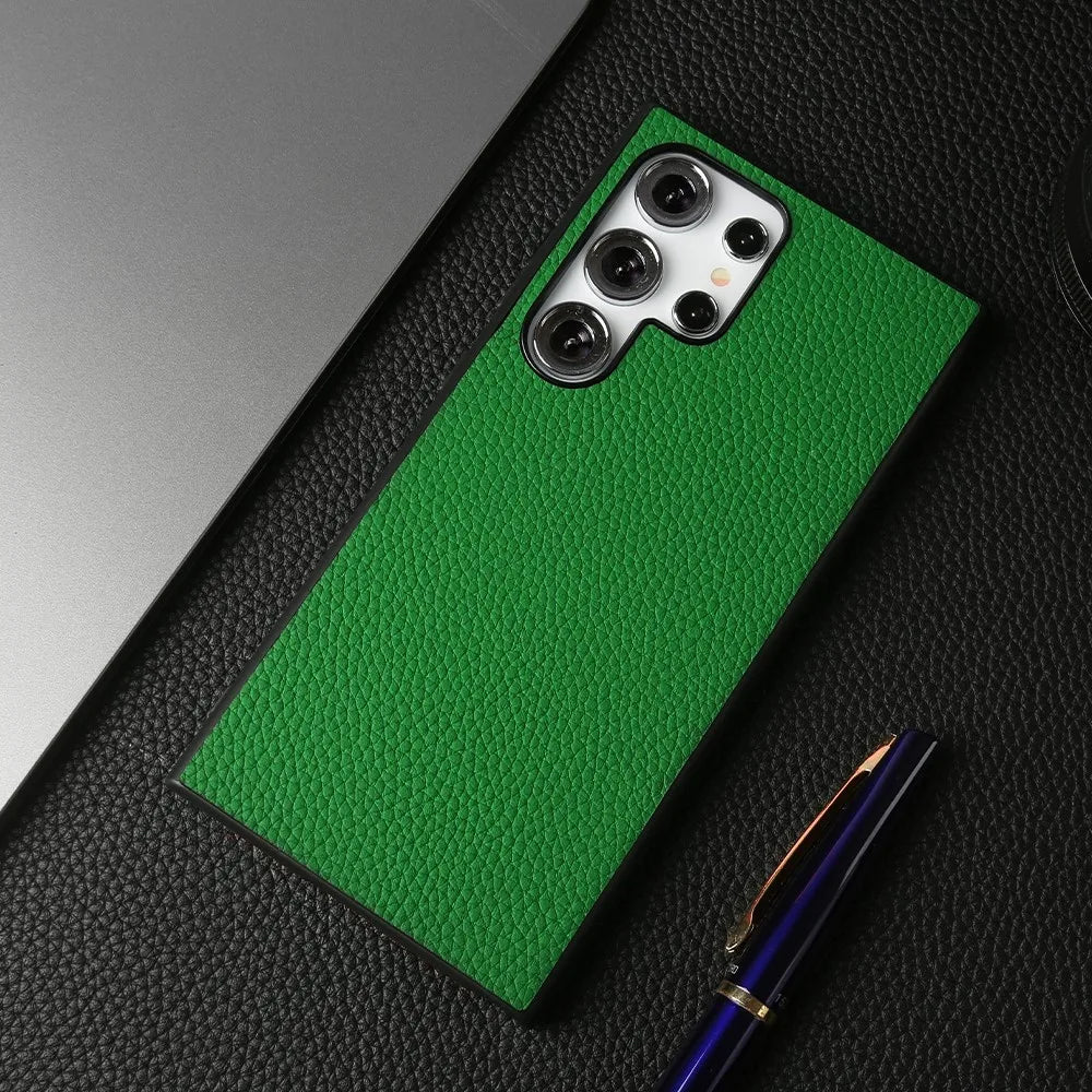 Premium Genuine Leather Case for Samsung Galaxy Phones