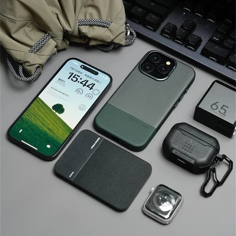 Luxury Business Leather Case for iPhone