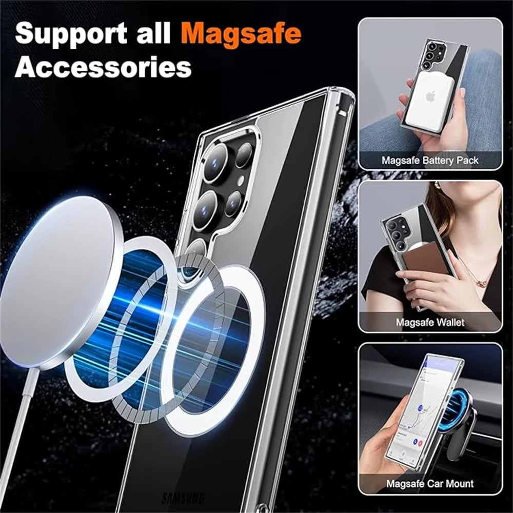 Luxury Magnetic Magsafe Case for Samsung