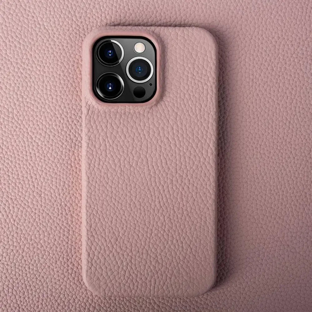 Luxury Genuine Leather Shockproof Case for iPhone
