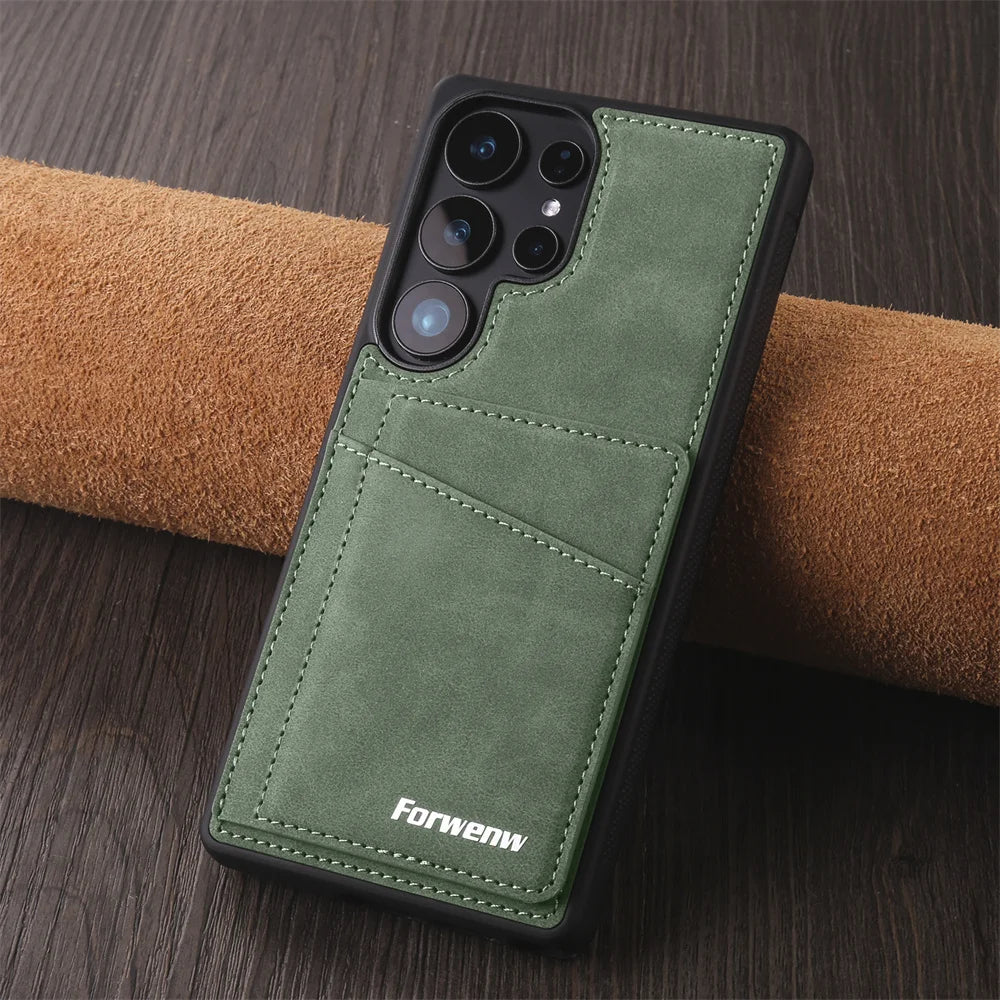 Luxury Leather Phone Case Cover for Samsung Galaxy Series