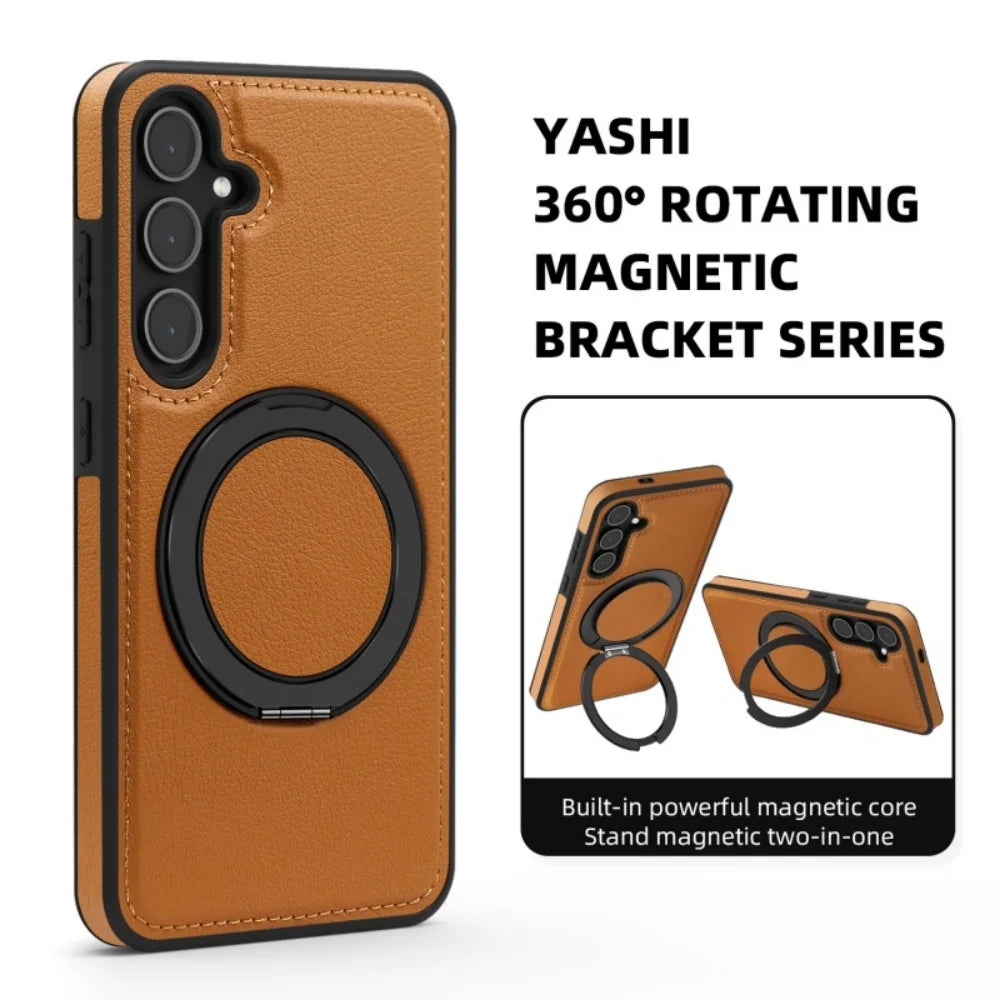 Luxury Leather Stand Case for Samsung Galaxy S Series