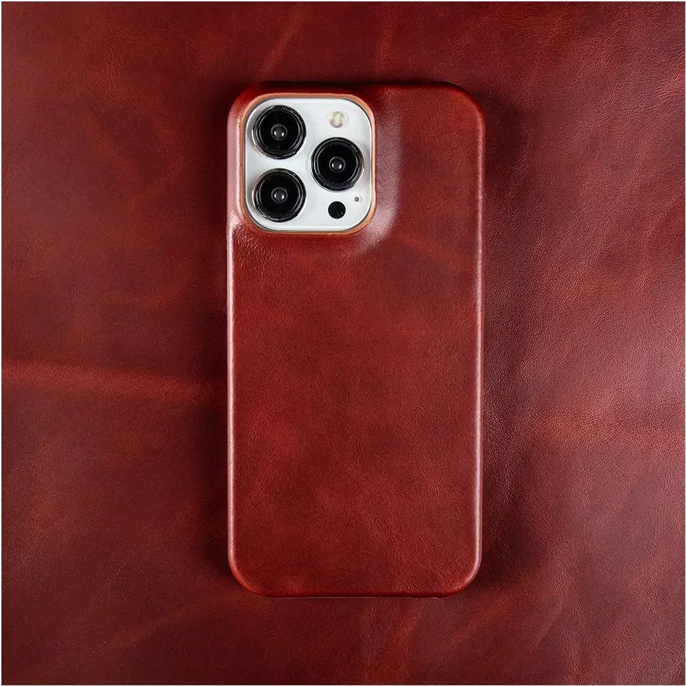 Luxury Leather Case for iPhone