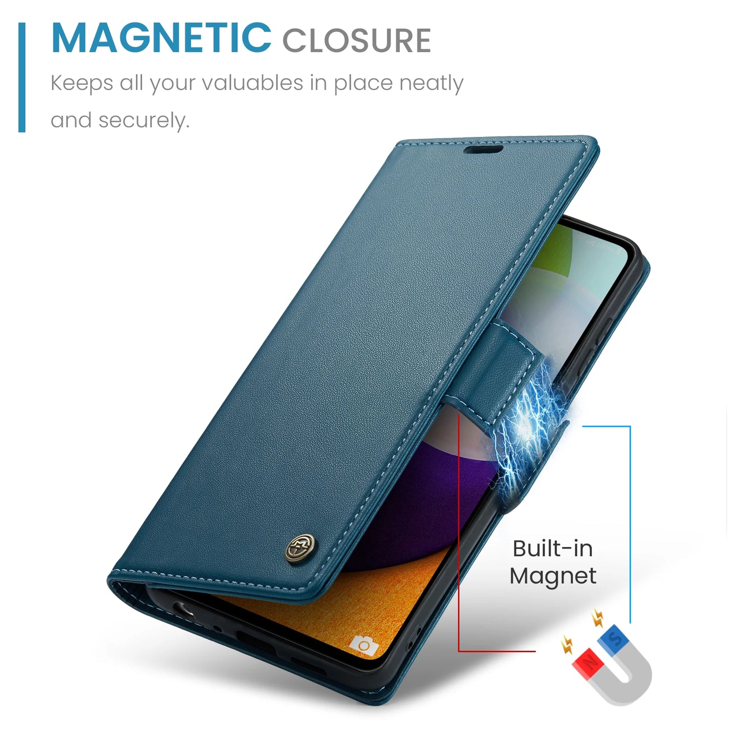 Luxury Leather Wallet Flip Case for Samsung Galaxy Series