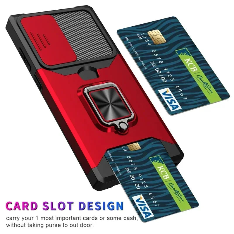 Shockproof Magnetic Holder Case for Samsung Galaxy - CaseifyTrend
