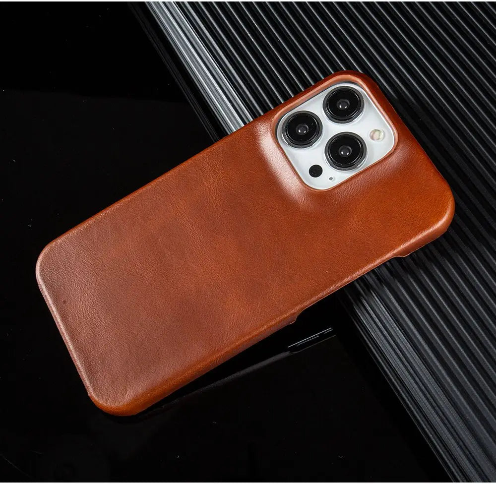 Luxury Leather Case for iPhone