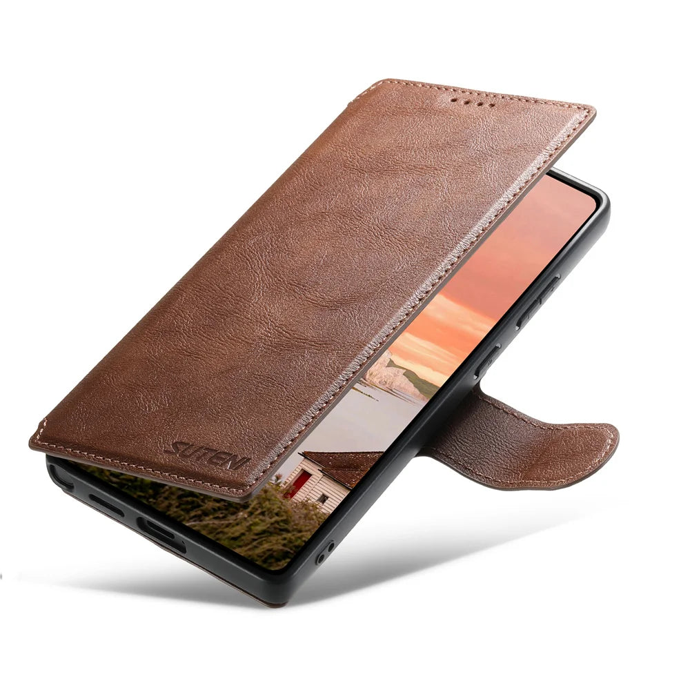 Detachable Magnetic Leather Wallet Phone Case for Samsung