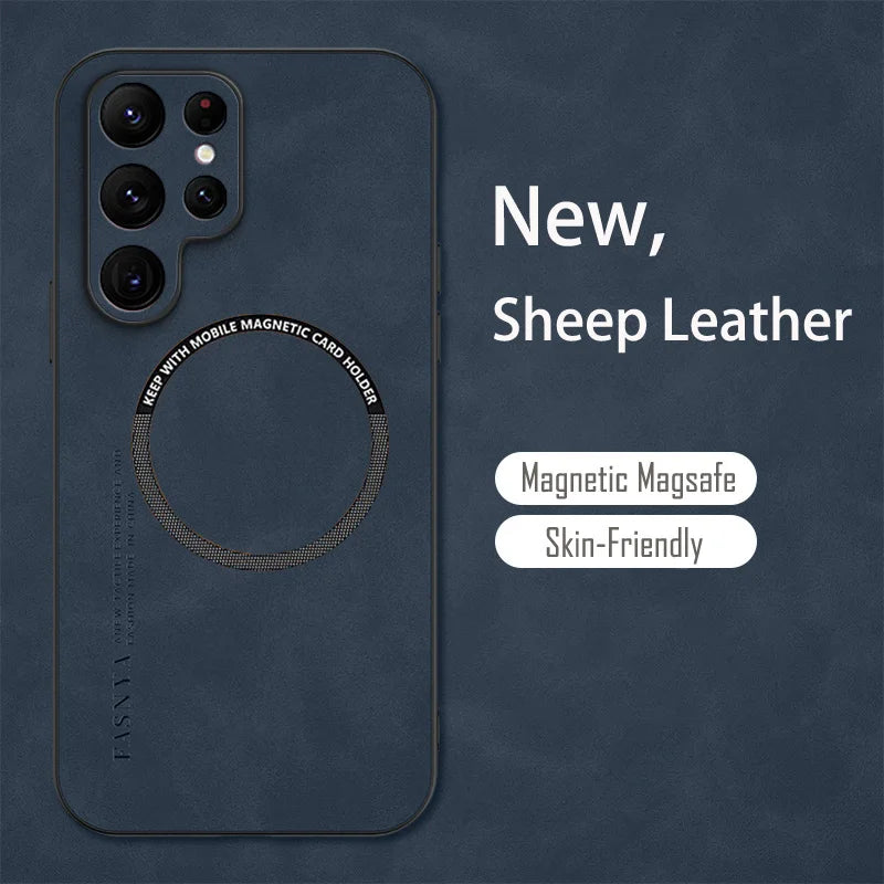 Magsafe Vintage Leather Case for Samsung Galaxy