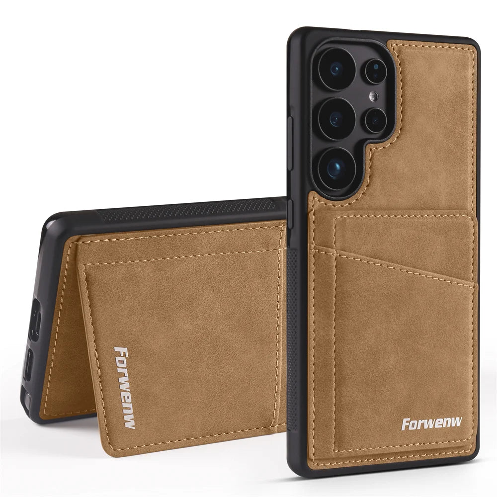 Luxury Leather Phone Case Cover for Samsung Galaxy Series