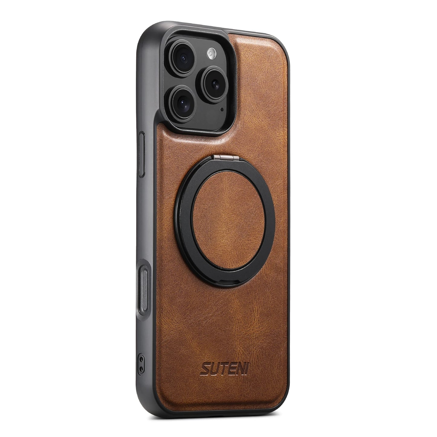 PU Leather Rotating Stand Case for iPhone