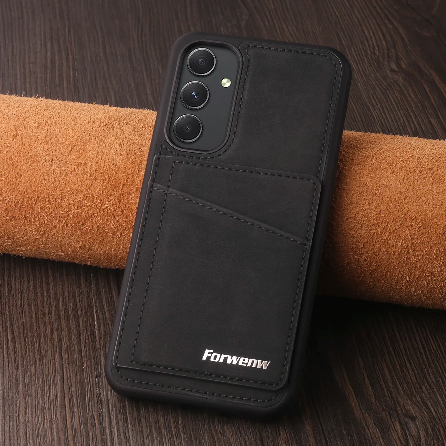 RFID Blocking Wallet Card Holder Case for Samsung Galaxy