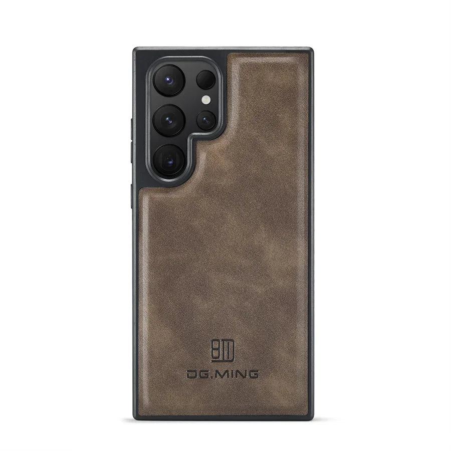 Strong Magnetic Leather Case for Samsung Galaxy