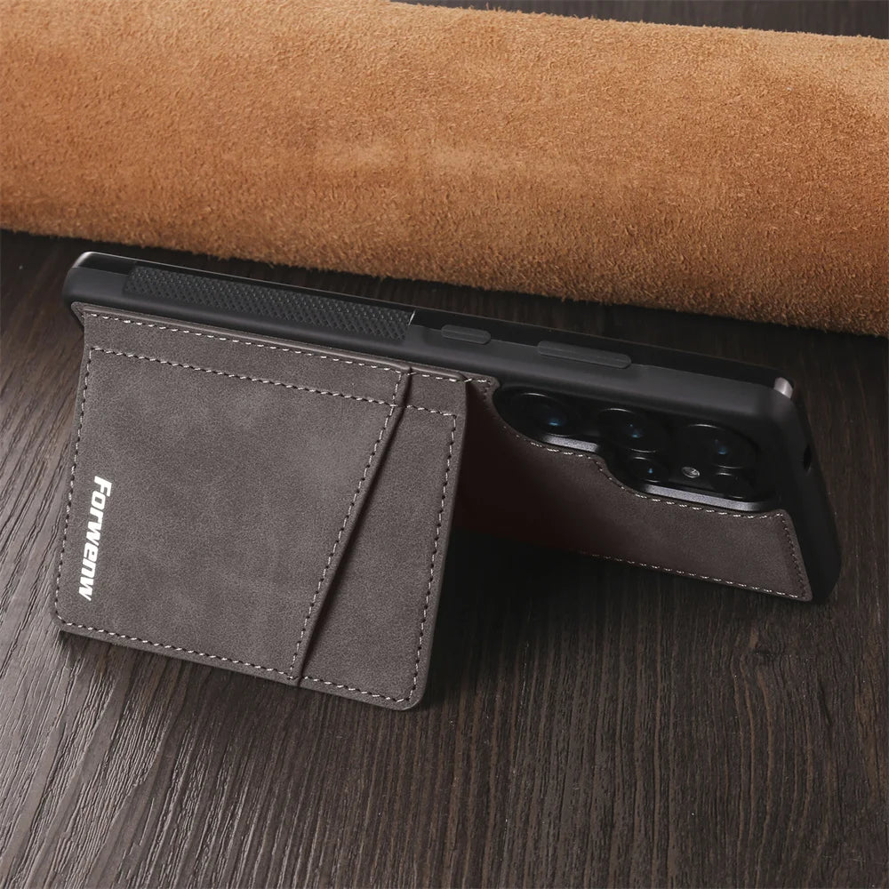 Luxury Leather Phone Case Cover for Samsung Galaxy Series