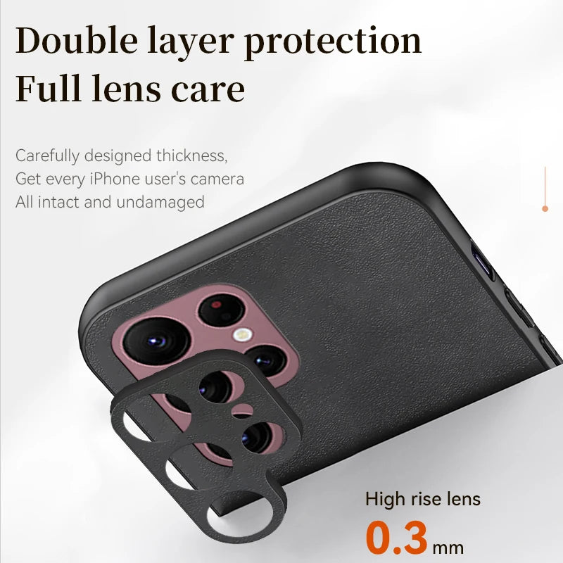 Magsafe Vintage Leather Case for Samsung Galaxy