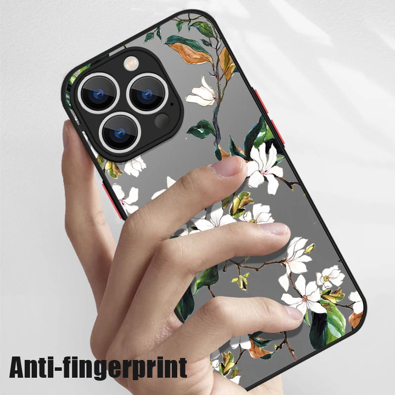 Magnetic Magsafe Flower Case for iPhone - CaseifyTrend