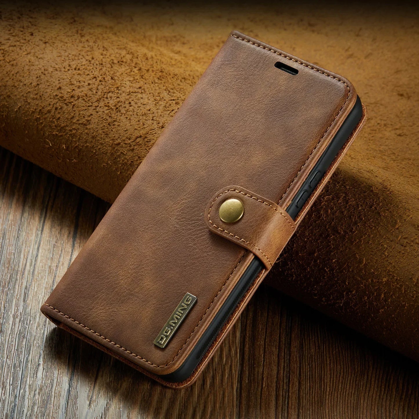 Detachable Magnetic Leather Wallet Case for Samsung Galaxy