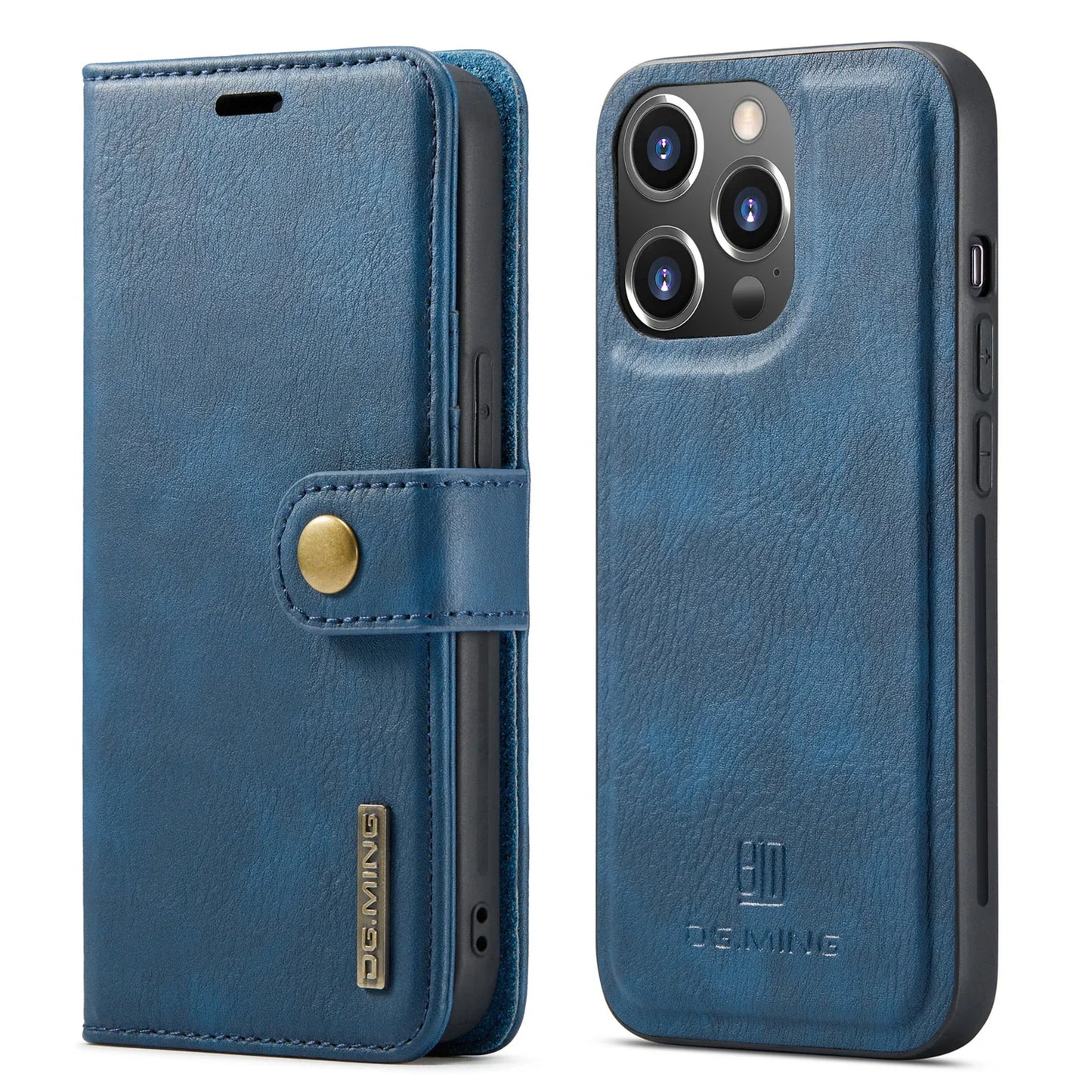 Detachable Magnetic Leather Wallet Case for iPhone - CaseifyTrend