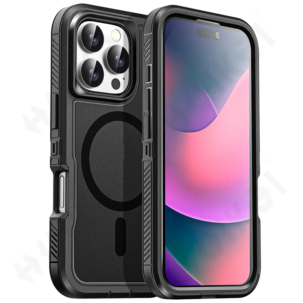 Heavy Duty Kickstand Case for iPhone