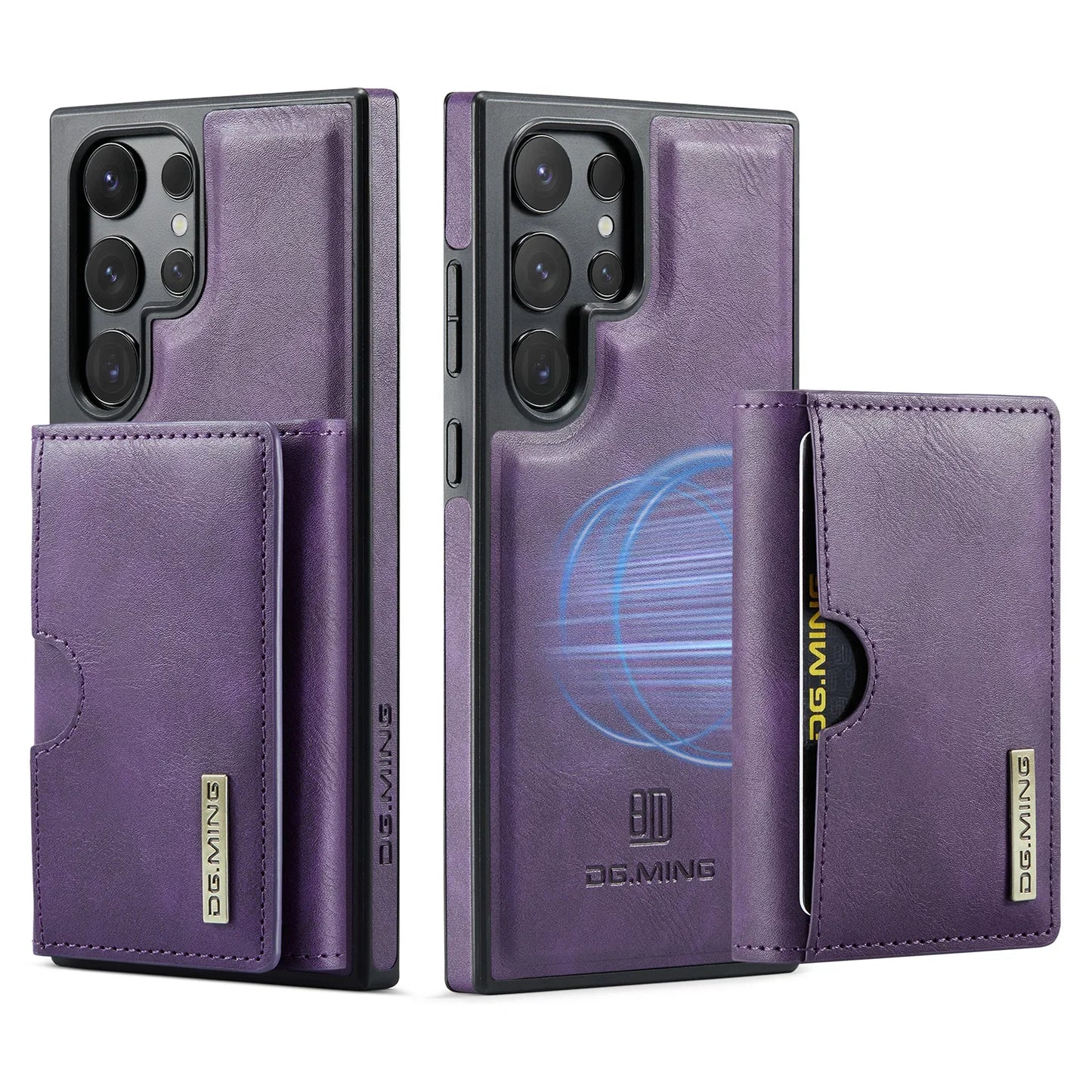 Detachable Magnetic Wallet Case with RFID for Samsung Galaxy
