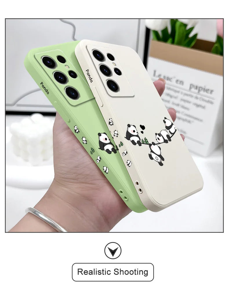Cute Baby Panda Phone Case for Samsung Galaxy