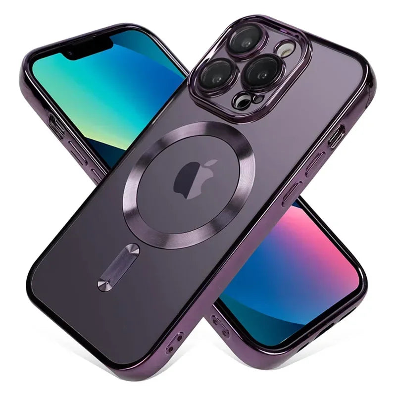 Clear Magnetic iPhone Case with Lens Protection